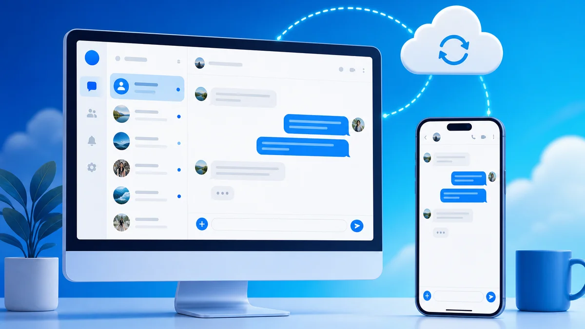 Sincronizzazione cloud di Telegram tra computer e telefono